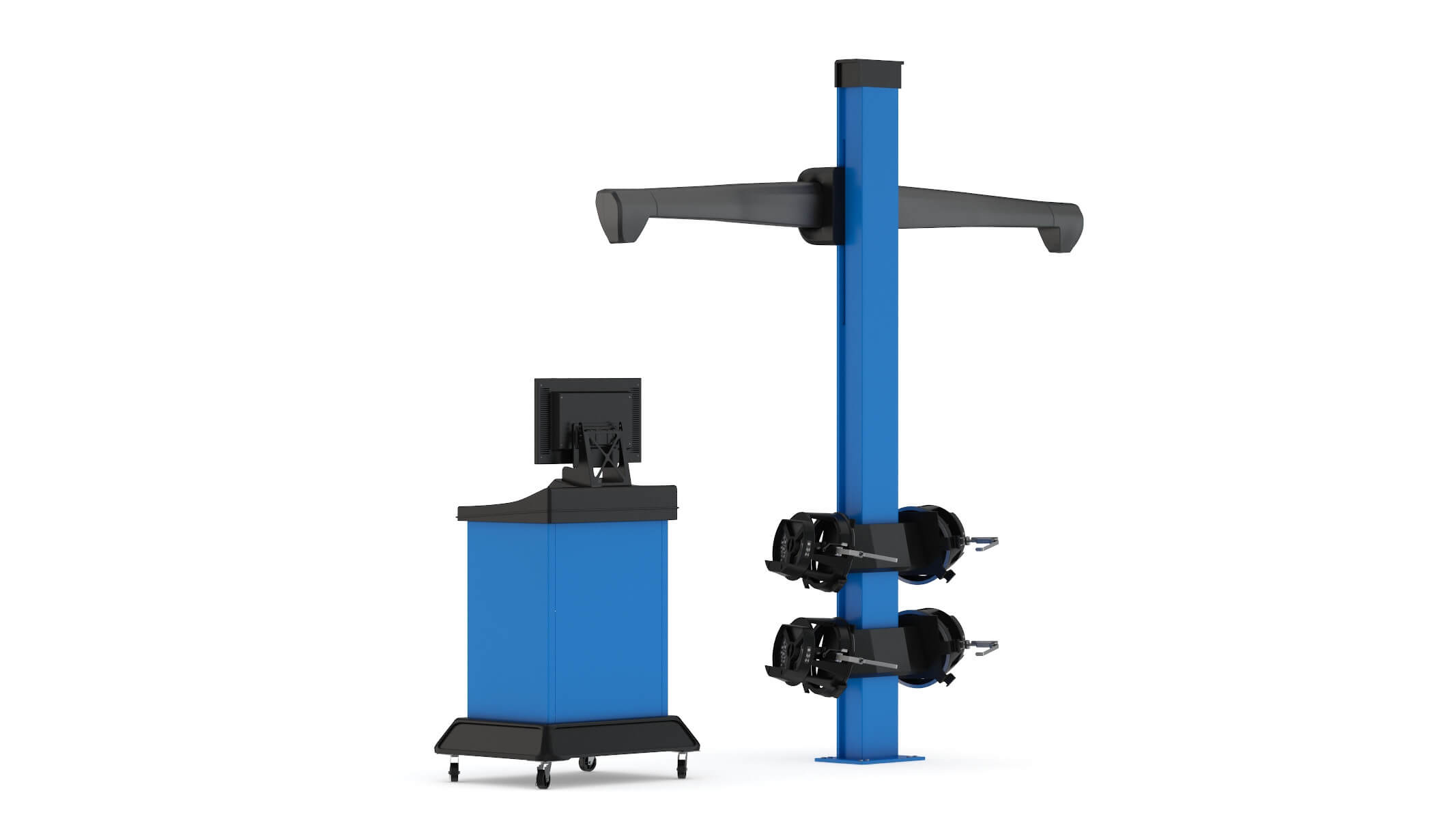 Wheel Alignment Machine 3D Model by frezzy