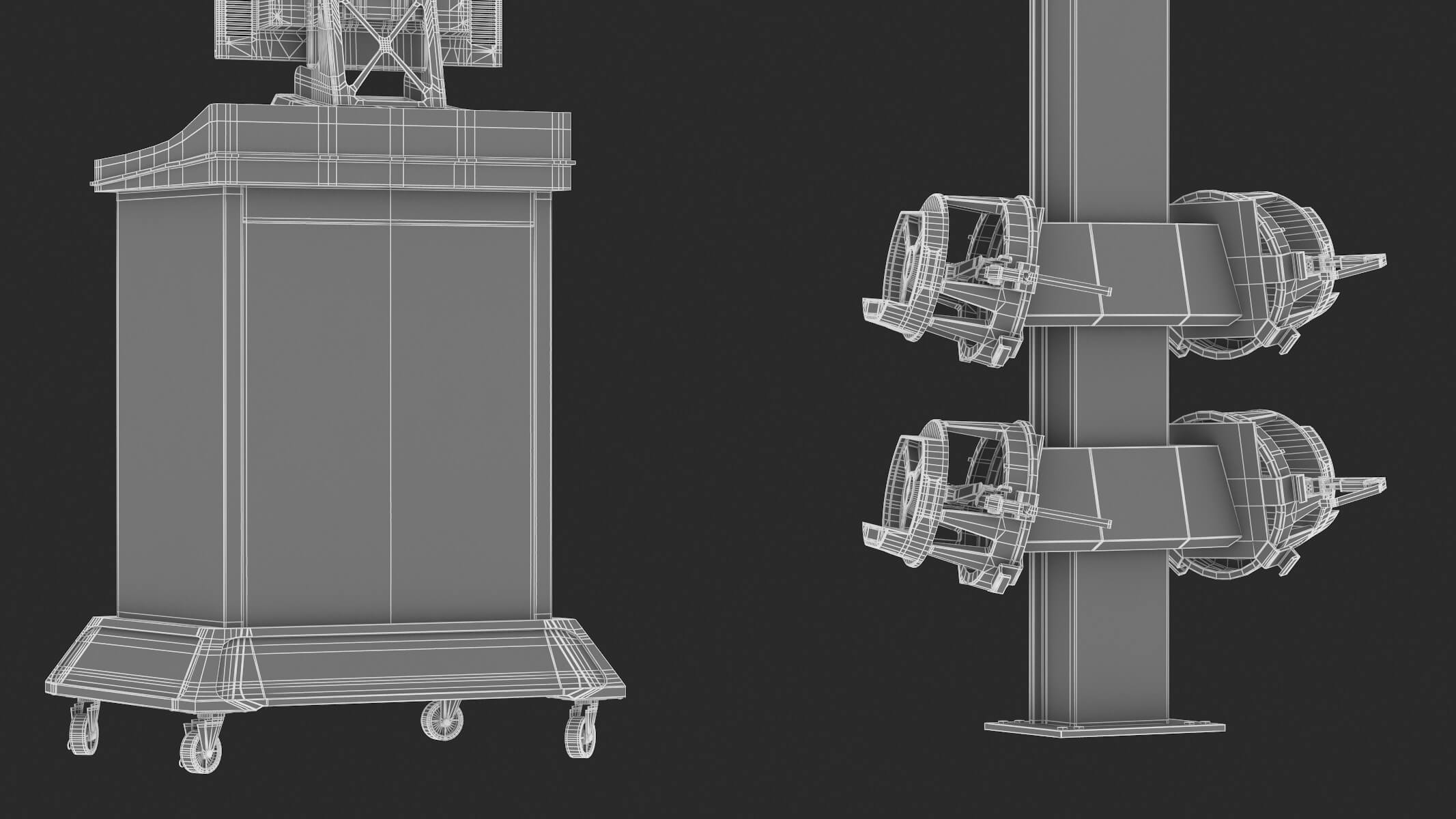 Wheel Alignment Machine - 3D Model by frezzy