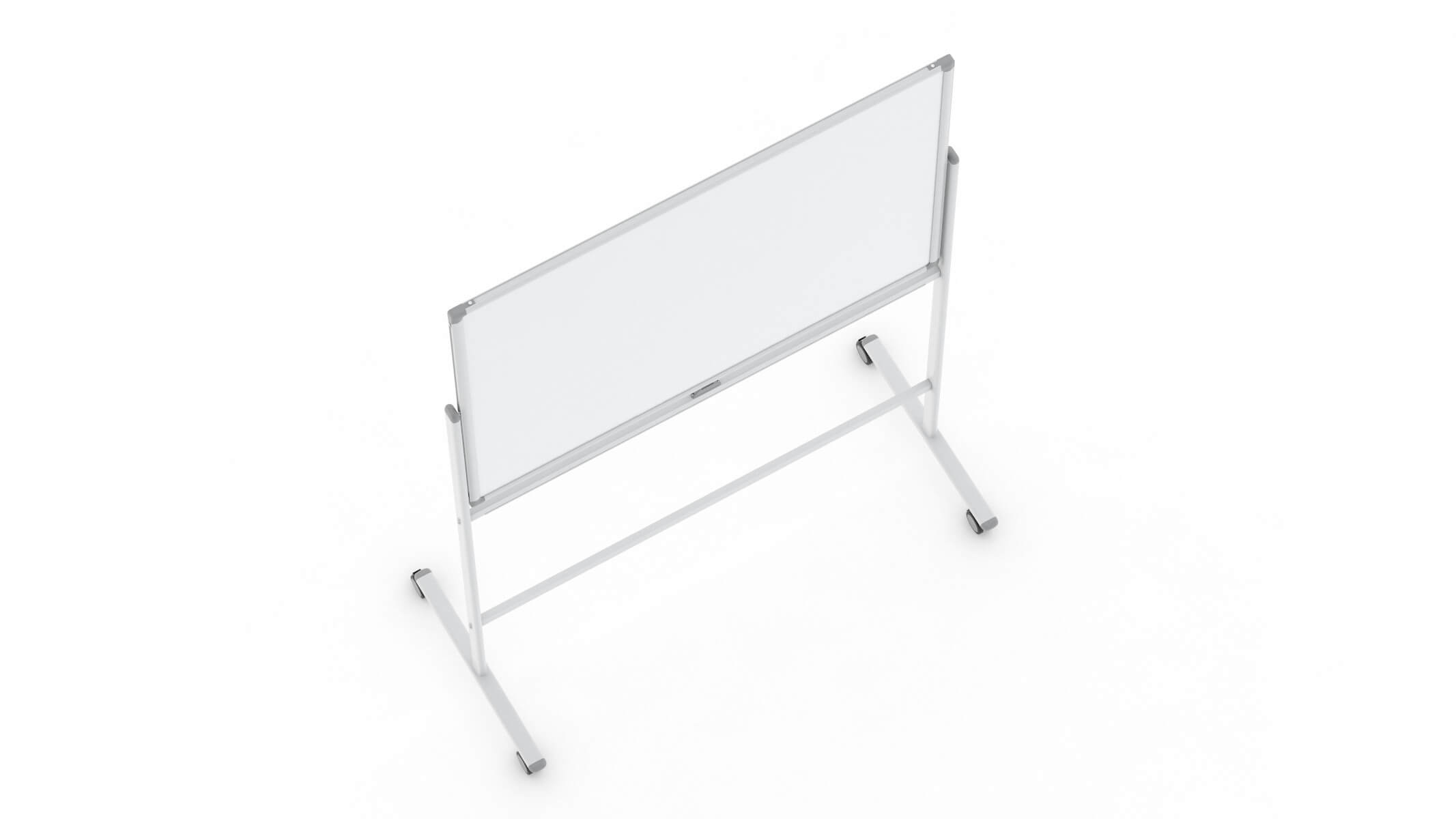 Whiteboard With Rolling Stand 3D Model by frezzy