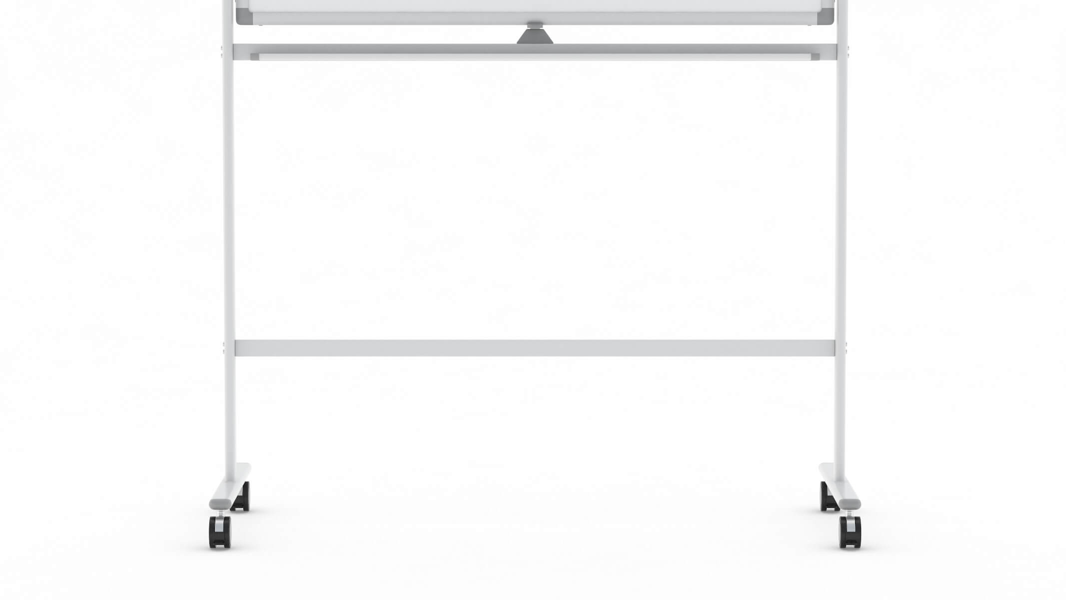Whiteboard With Rolling Stand 3D Model by frezzy