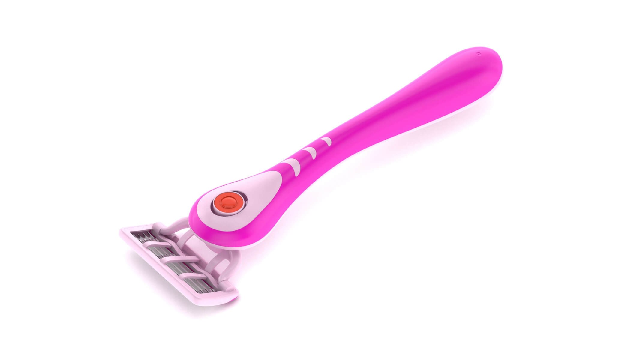 Women's Razor With Detachable Head 3D Model by frezzy