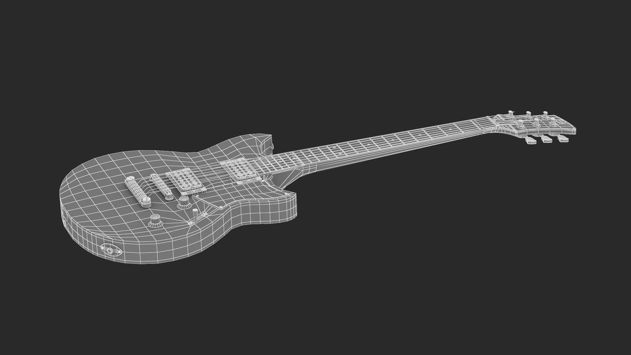 Yamaha Electric Guitar RS320 3D Model by frezzy