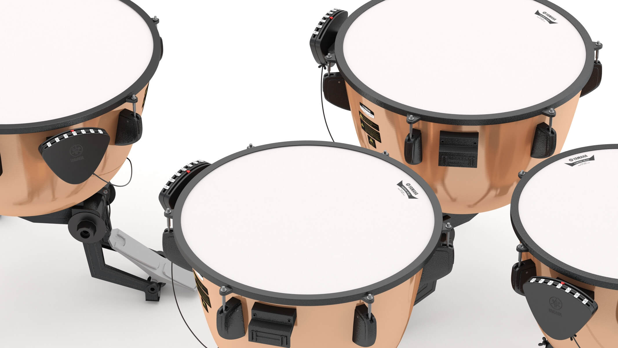 Yamaha Percussion Timpani TP3300 Series 3D Model by frezzy