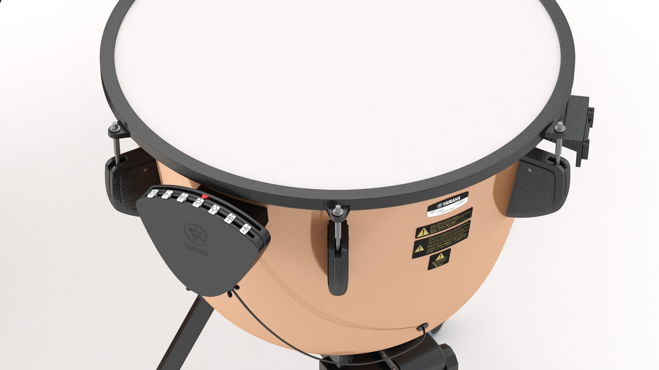 Yamaha Percussion Timpani TP3300 Series 3D Model by frezzy