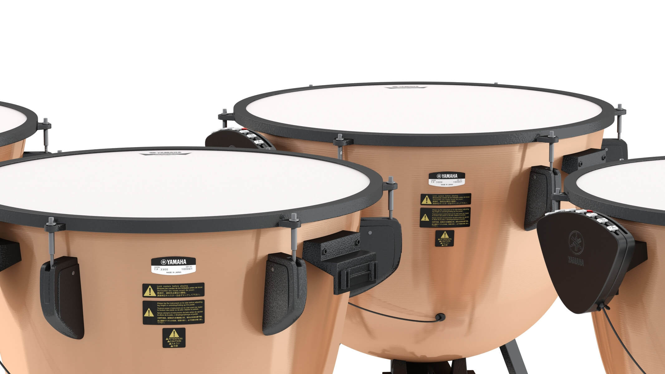 Yamaha Percussion Timpani TP3300 Series 3D Model by frezzy