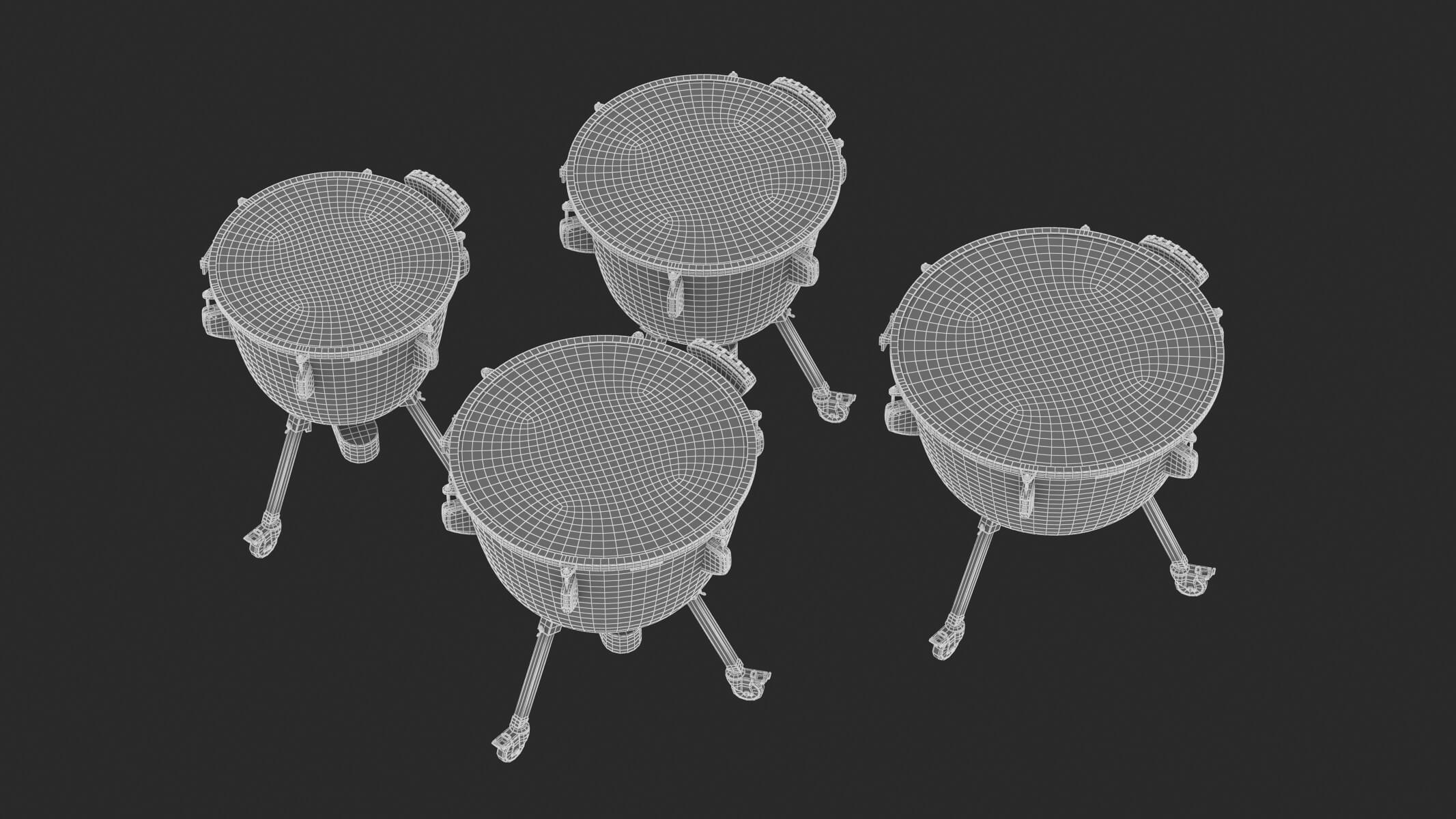 Yamaha Percussion Timpani TP3300 Series 3D Model by frezzy