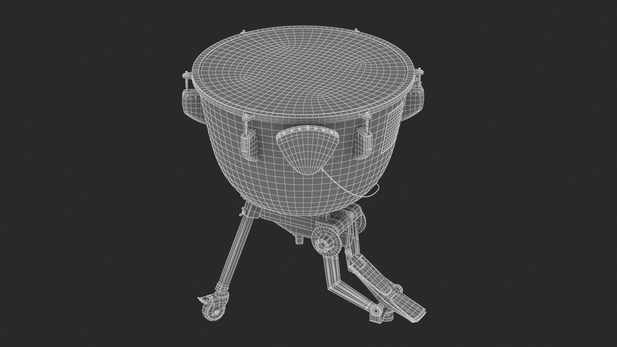 Yamaha Percussion Timpani TP3300 Series 3D Model by frezzy