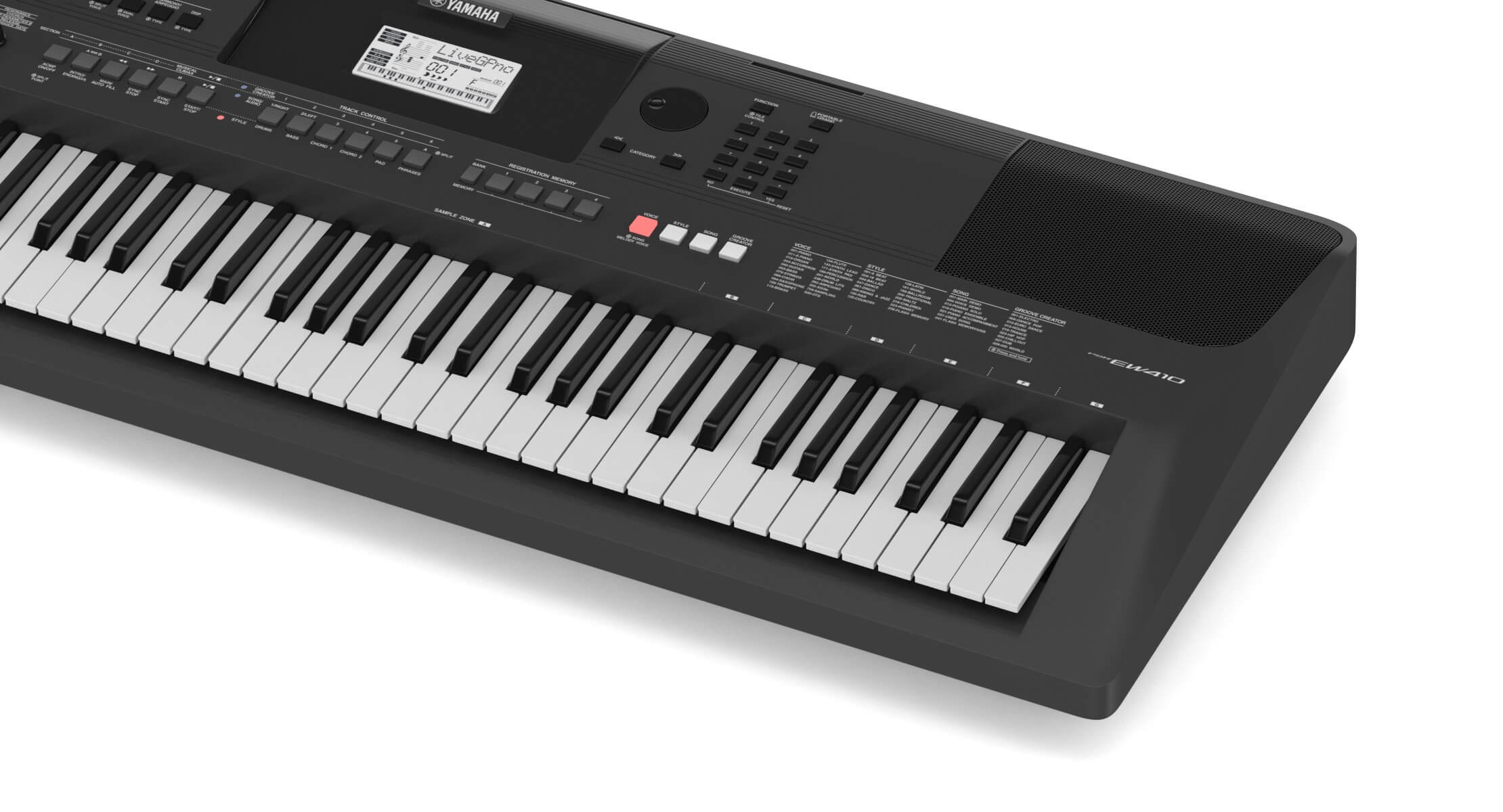 Yamaha Portable Keyboard PSREW410 3D Model by frezzy