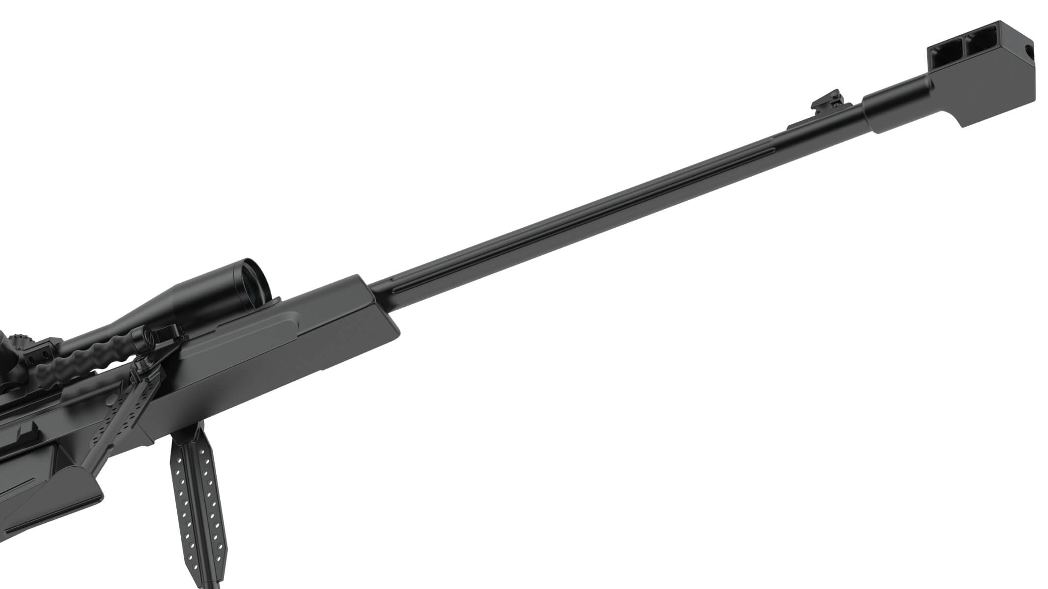 Terramark Rifle Zastava M93 Black Arrow Anti-Materiel Rifle 3D Model by frezzy