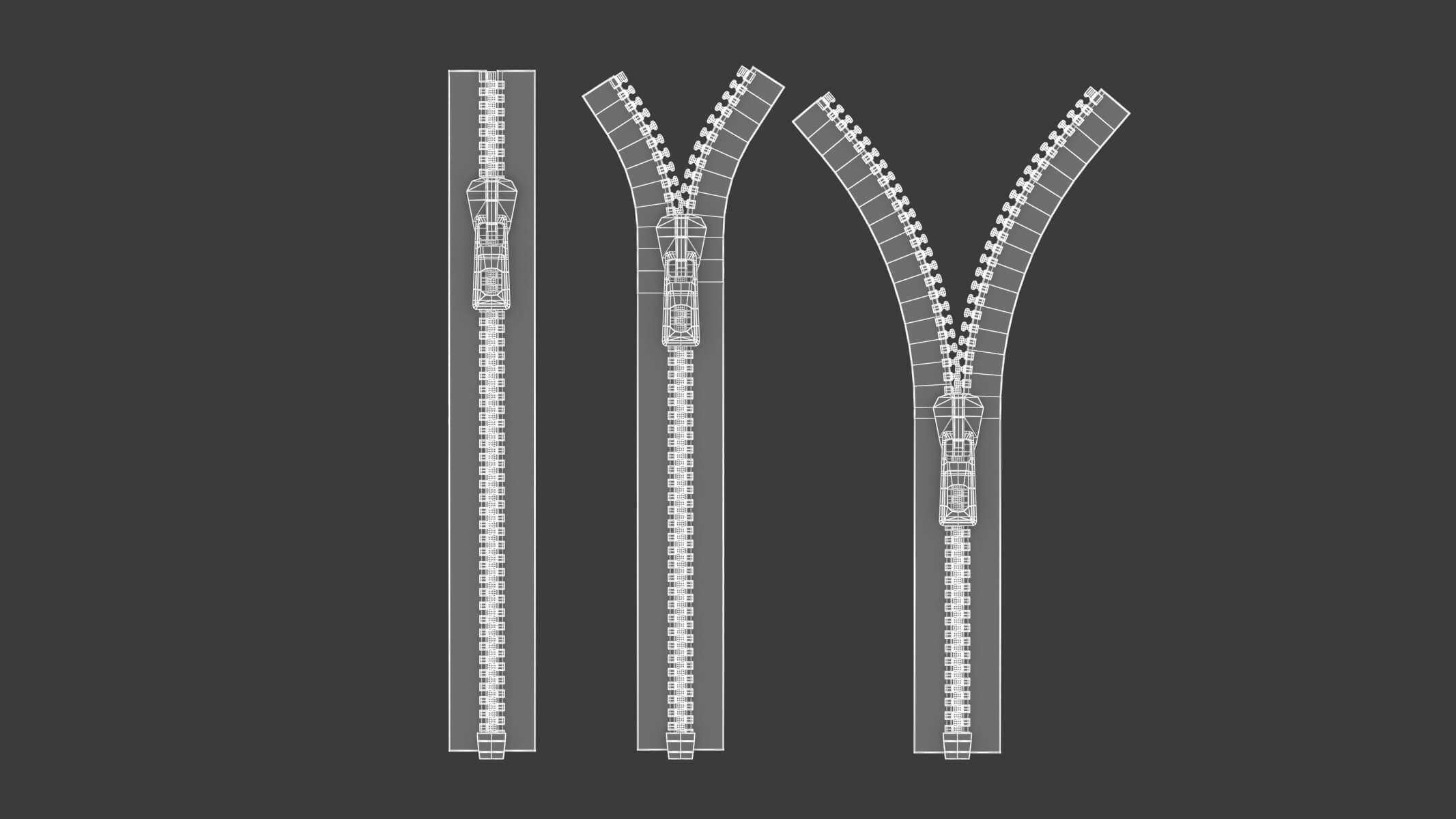 Zipper Accessory - 3D Model by frezzy