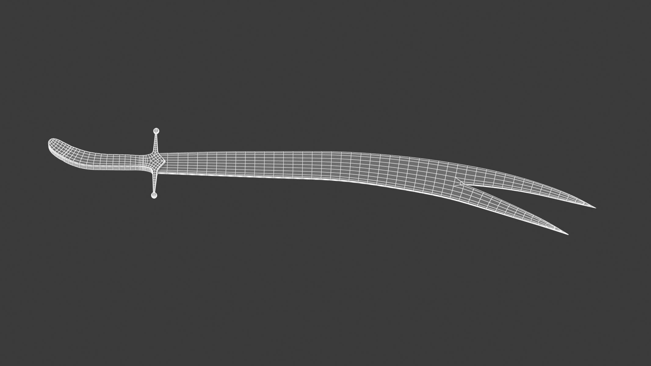 Zulfiqar - 3D Model by frezzy