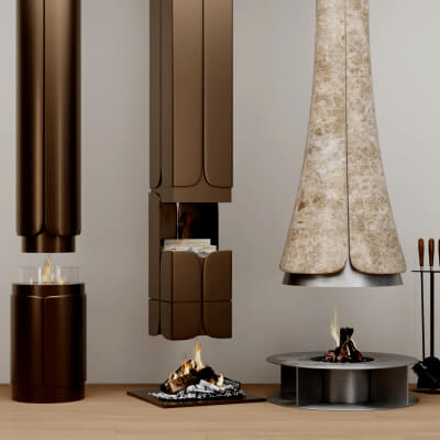 Italian Style Light Luxury Fireplace