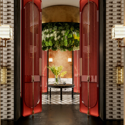 Korean Hotel Corridor