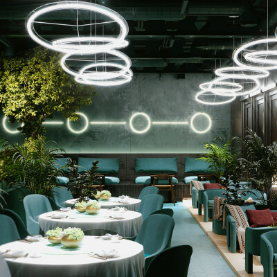Organic Retro Restaurant