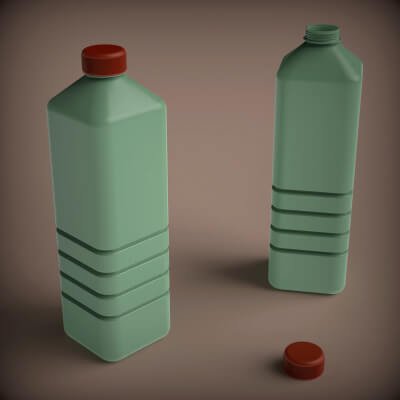 Bottle with Cap