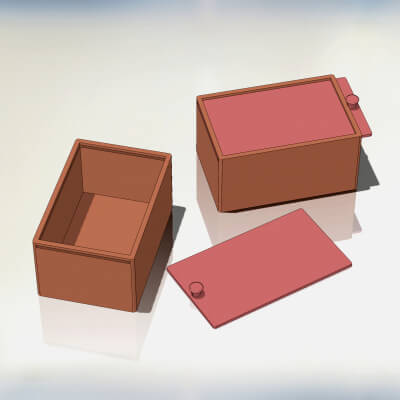 Box with Sliding Cover