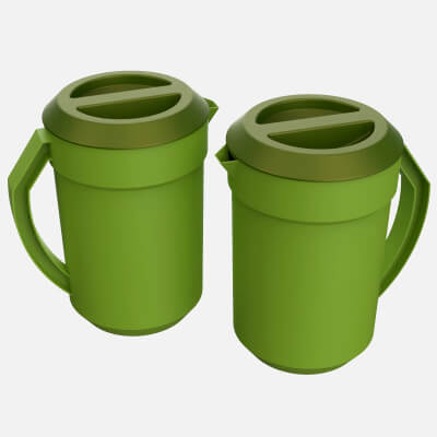 Jug with Removable Lid