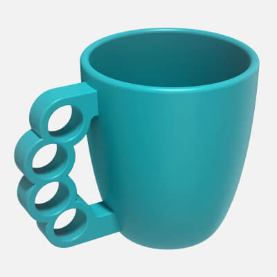 Knuckle-Themed Mug