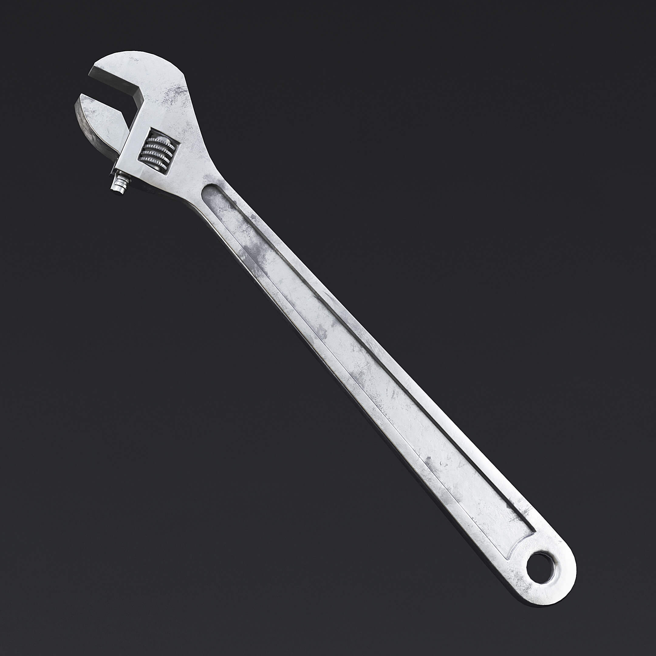 Adjustable Wrench 3D Model by fusemesh