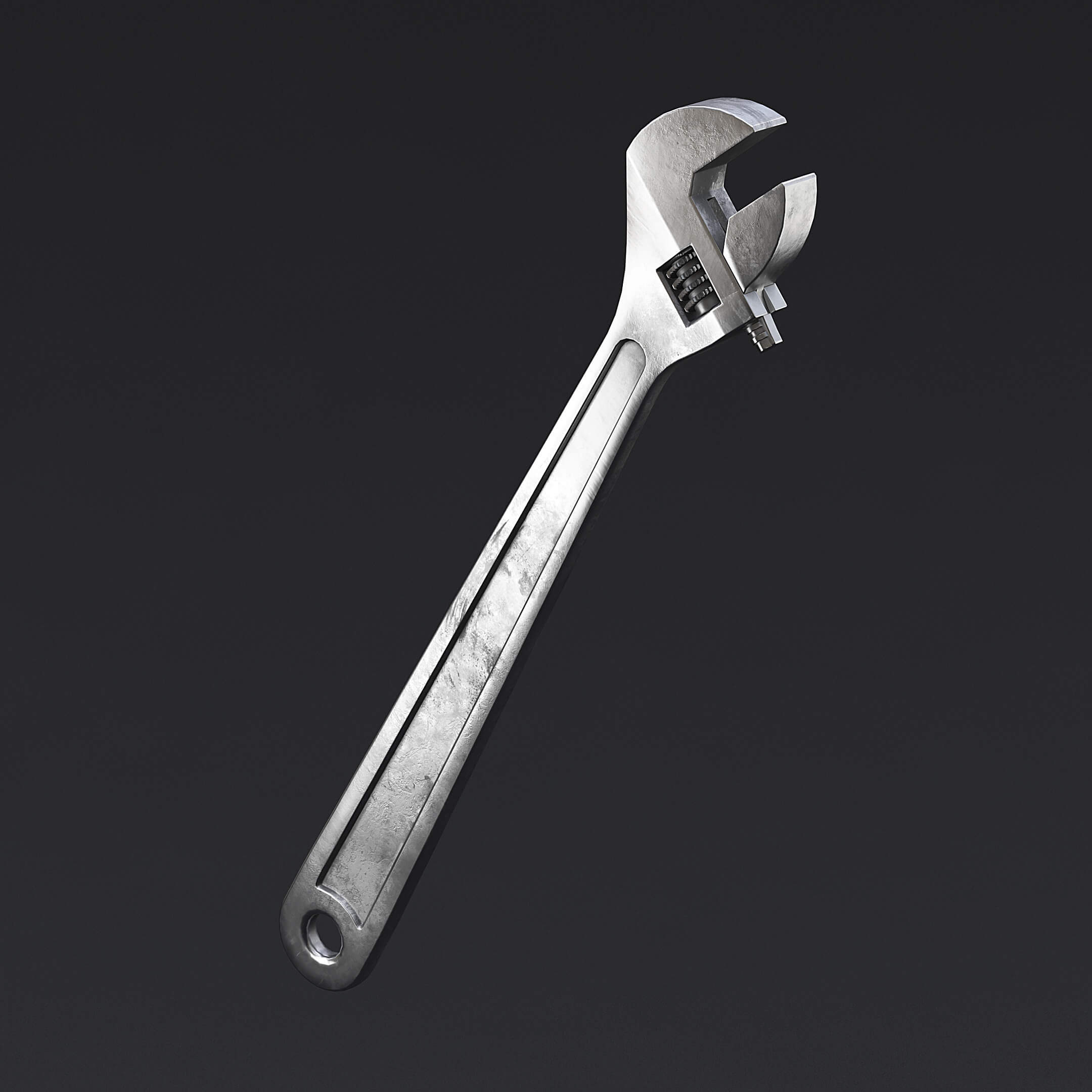 Adjustable Wrench 3D Model by fusemesh