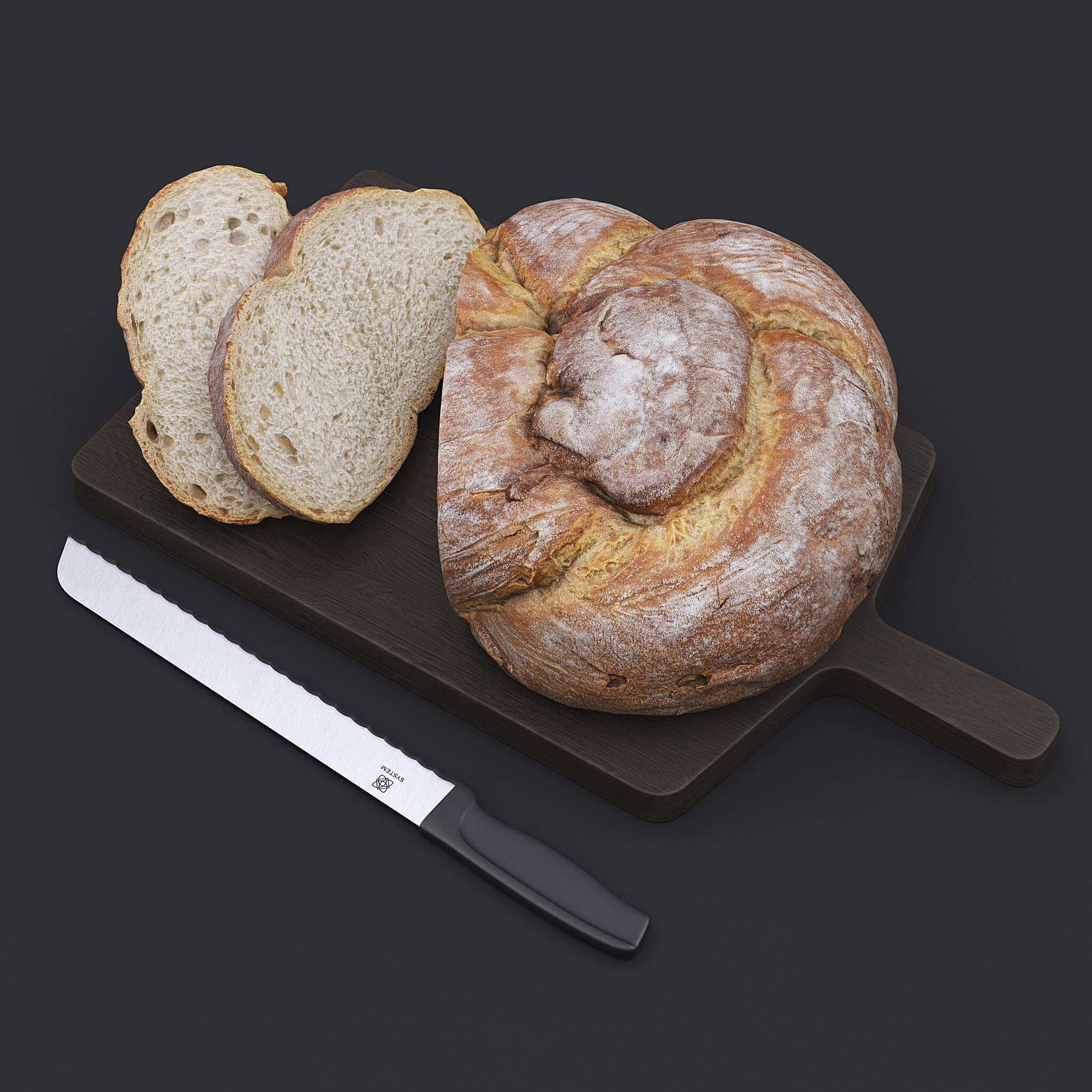 Bread Board II - 3D Model by fusemesh