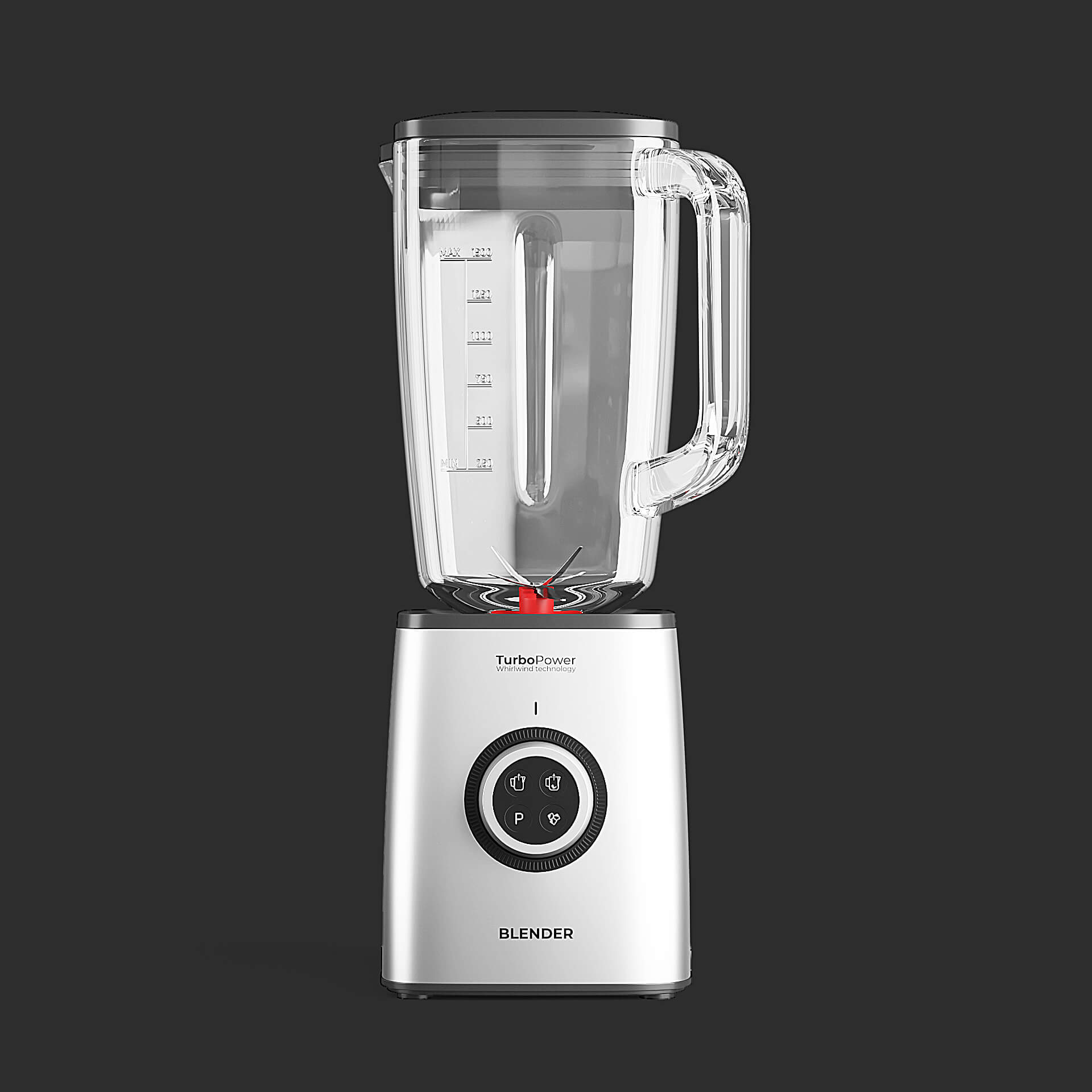 Counter Blender 3D Model by fusemesh