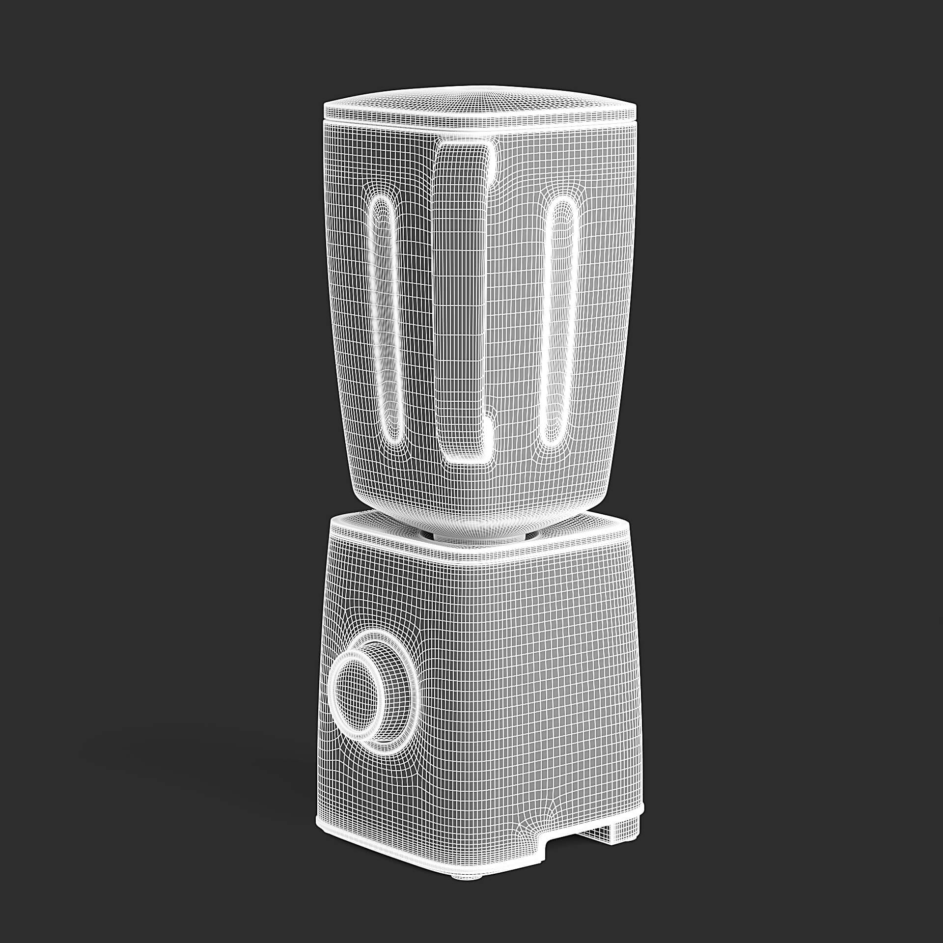 Counter Blender 3D Model by fusemesh