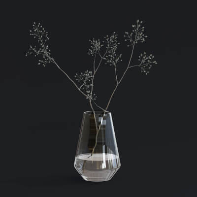 Dry Plant Plant - 3D Model by fusemesh