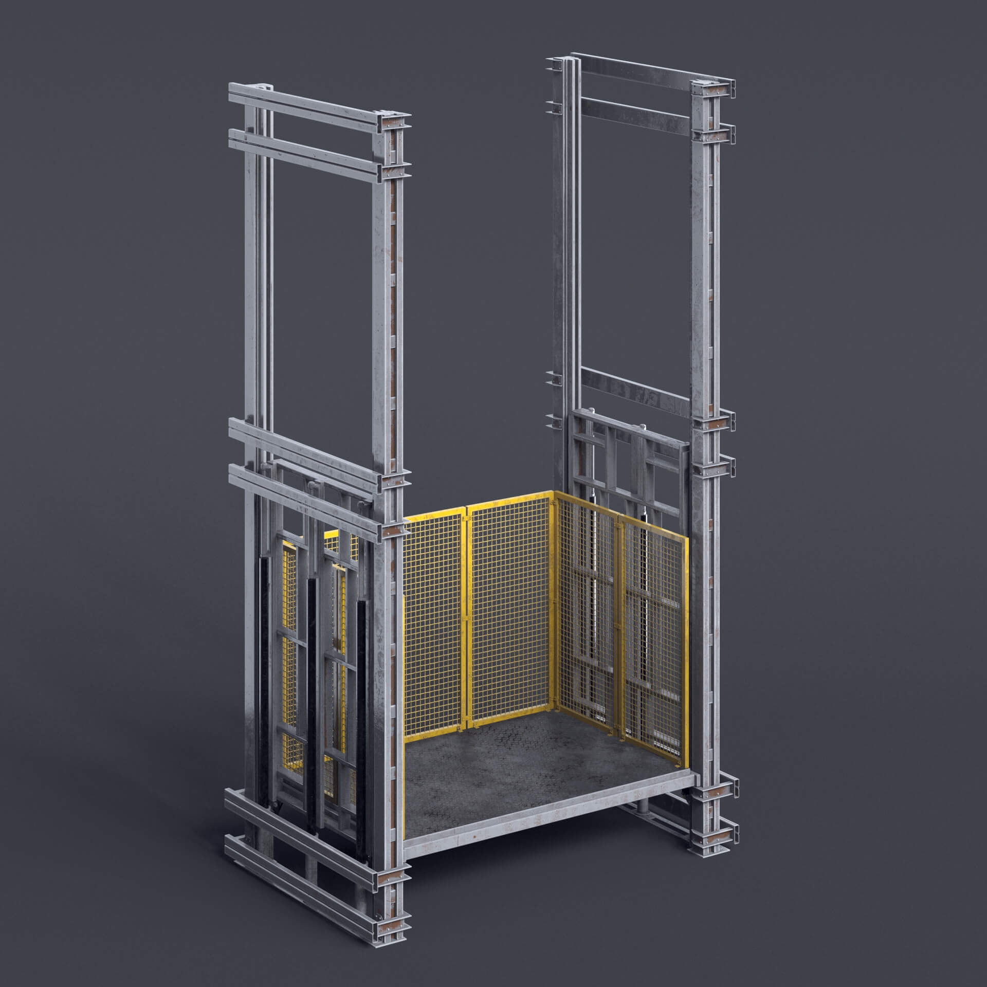 Industrial Elevator I 3D Model by fusemesh