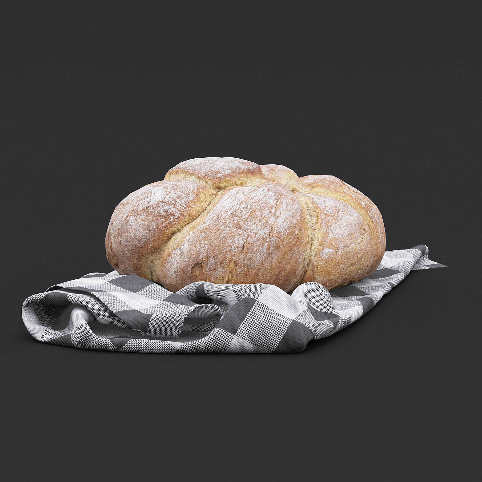 Loaf of Bread I 3D Model by fusemesh
