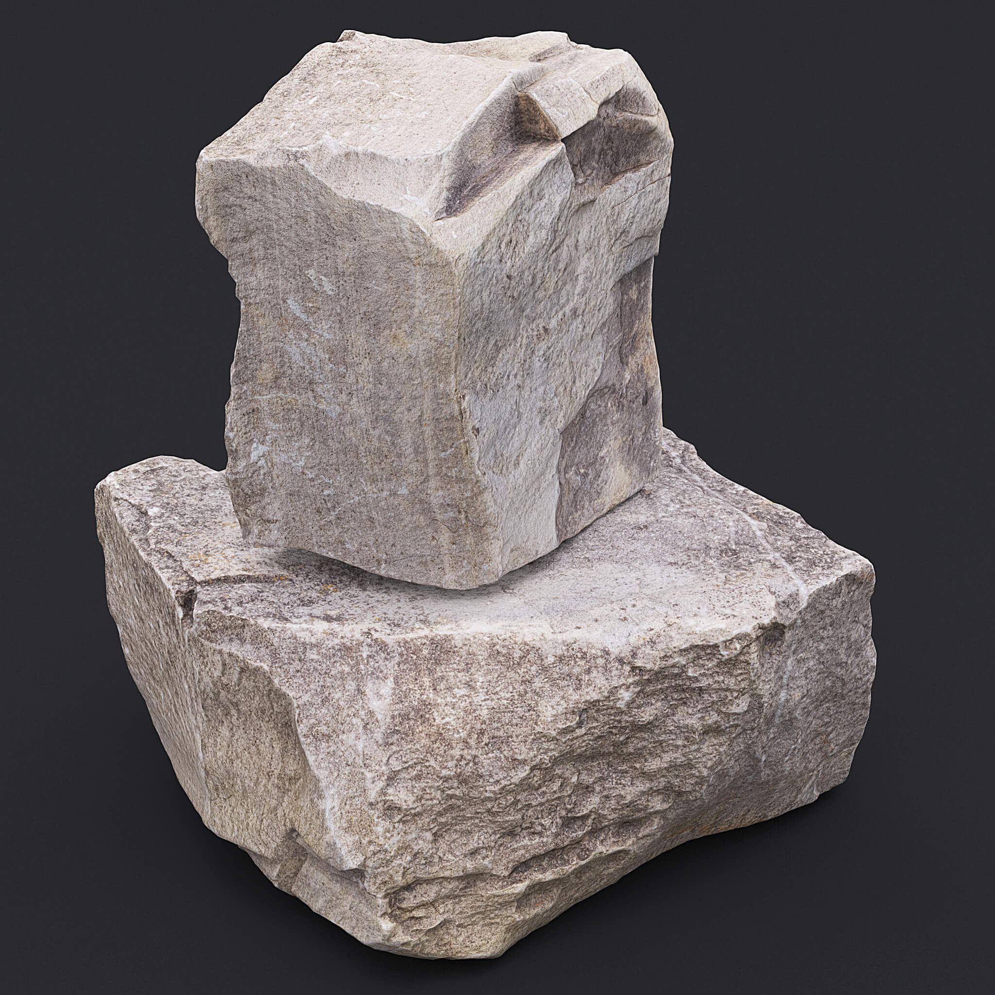 Stone VII 3D Model by fusemesh