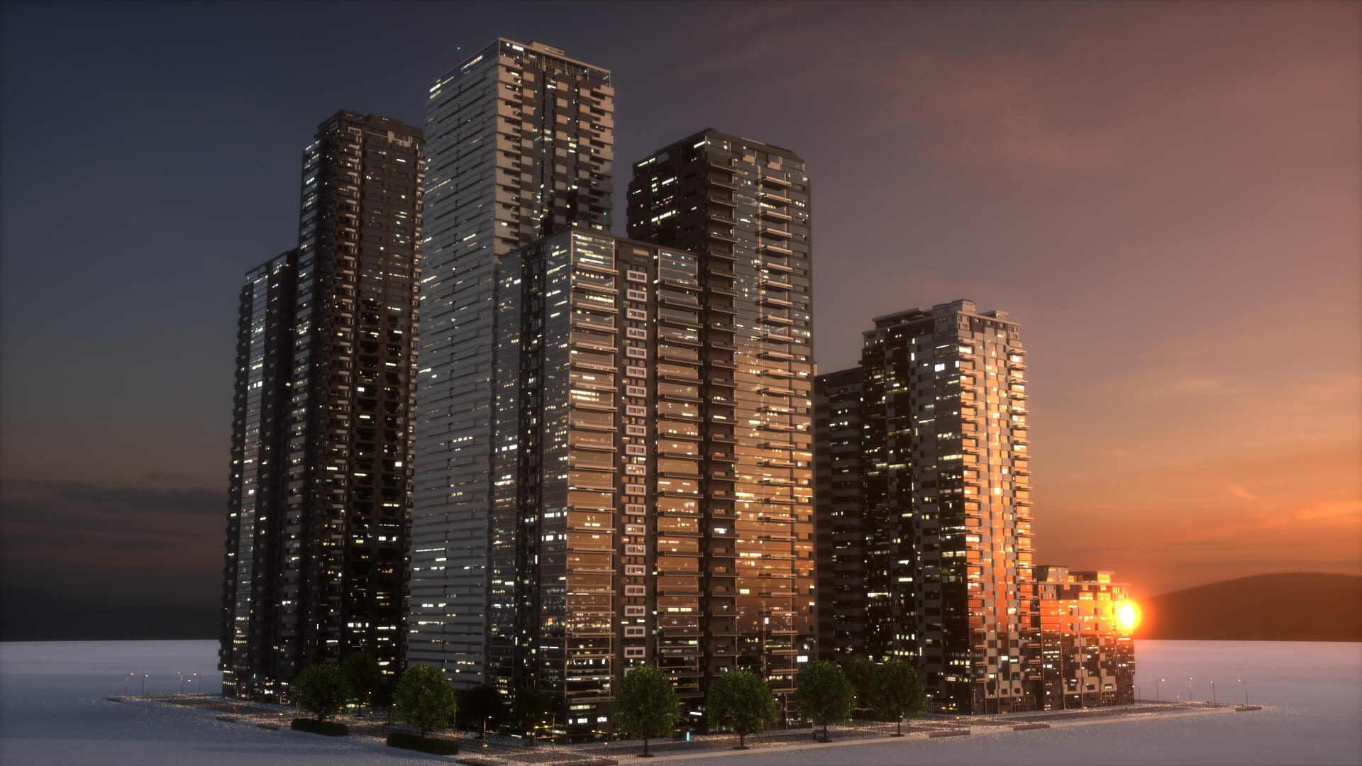 City Block Type B13 - 3D Model by Fwcolbert3D2