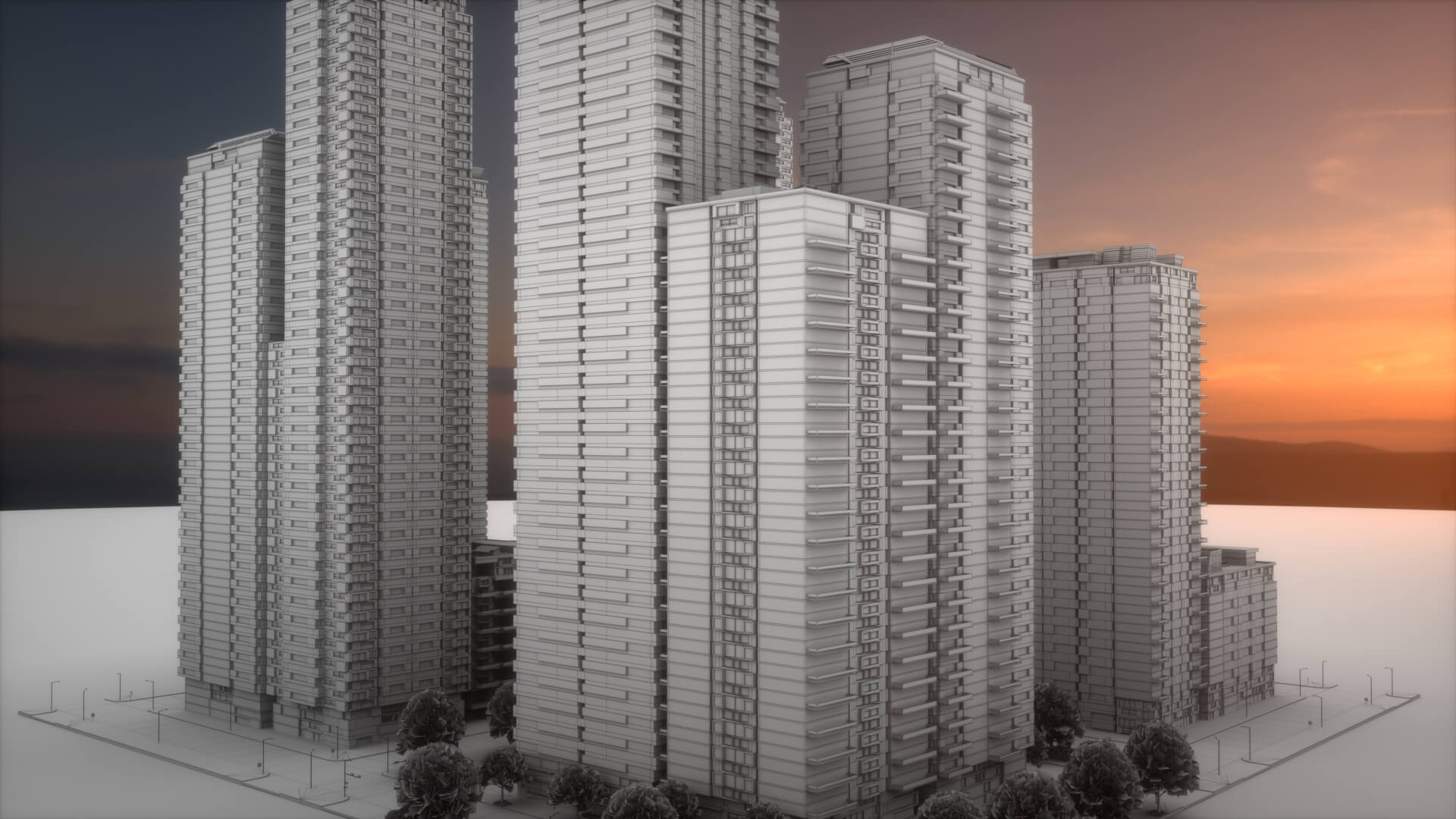 City Block Type B13 - 3D Model by Fwcolbert3D2