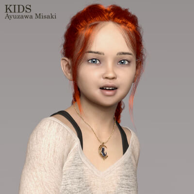 G3a Ayuzawa Misaki Kids for Genesis 8 Female