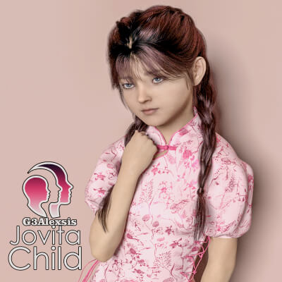 G3A Jovita Child for Genesis 8 Female