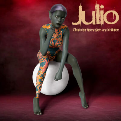 Julio for Genesis 8 Female G3A