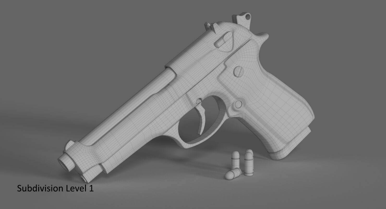 Taurus Pistol - 3D Model by GabrielCasamasso