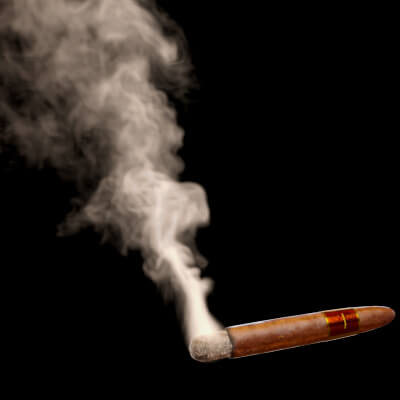 Cigar with VDB Smoke Animation