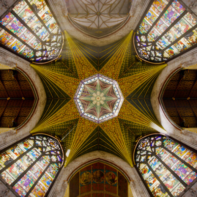 Ely Inspired Gothic Cathedral - English Medieval Church