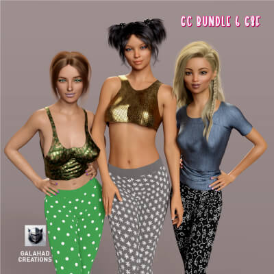 Bundle 6 Girls 11 13 and 15 Morphs for G8F