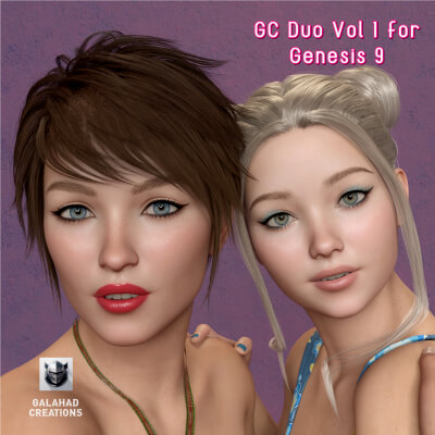 GC Duo Vol 1 Character Morphs for Genesis 9