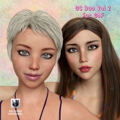 GC Duo Vol 2 Character Morphs for Genesis 8 Females
