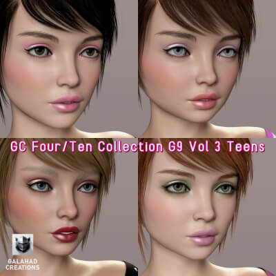 GC Four/Ten Collection Character Morphs for G9F Vol 3 Teens