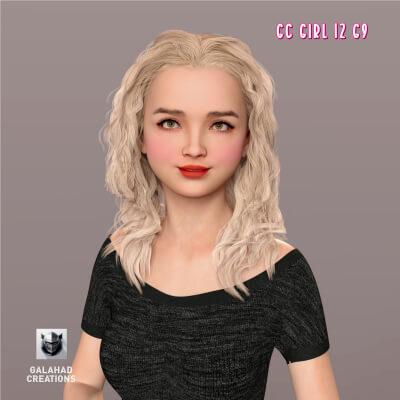 GC Girl 12 Character Morph for Genesis 9