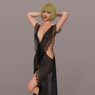 GC Girl 4 Character Morph for Genesis 9 by GalahadCreations