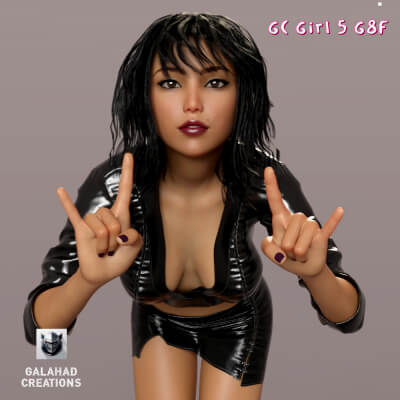 GC Girl 5 Character Morph for G8F