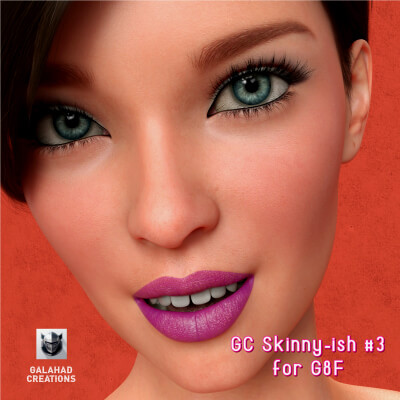 GC Skinny-ish 3 Character Morph for Genesis 8 Females by GalahadCreations