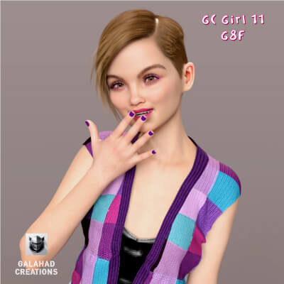 GC Teen Girl 11 Character Morph for Genesis 9