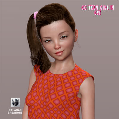 GC Teen Girl 14 Character Morph for G8F