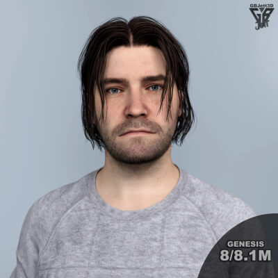 Reference Model Men GBJ D6 for Genesis 8/8.1 Male - Daz Content by gbjett3d